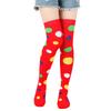 Medias de Vaca de Lunares Transfronterizas Calcetines de Lunares Hasta la Rodilla Calcetines de Atrezo para Cosplay Calcetines de Lunares para Festivales Europeos y Americanos