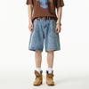 ANSWER ME Moda Americana Marca Roupas Retro Largas Calças Shorts Jeans Gelo Azul Verão Masculino K388