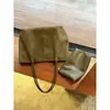 Bolsa Tote Fosca Transfronteiriça Grande Capacidade 2026 Nova Versátil para Ir ao Trabalho Bolsa Mãe e Filha Bolsa de Ombro Bolsa Diária para Mulheres