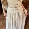 Cinturón Fino Tejido a Mano sin Agujeros Estilo Retro Old Money para Mujer Hebilla Metálica de Alta Gama Cinturón de Cuero para Usar con Jeans Moderno