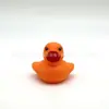 Pato amarillo para niños, pato mini colorido, vinilo, pegamento suave, apretable, llamado Juguetes de pato para el baño