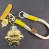Pingente Cartoon Dourado Shuibei com Signo do Zodíaco Personalizável, Corrente para Celular, Chaveiro, Presente Fofo para Crianças