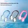 Pinza de Nariz para Nadar Profesional para Entrenamiento de Natación Anti-asfixia, Cómoda, Impermeable y Antideslizante