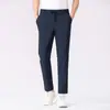 Protección Solar UPF50+ Pantalones de Verano de Seda de Hielo para Hombre, Delgados, Frescos, Sueltos, Rectos, Caídos, de Secado Rápido, Casuales