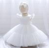 Amazon Novo Vestido Infantil Malha Infantil Costura Puffy Princesa Vestido Meninas Piano Performance Dress