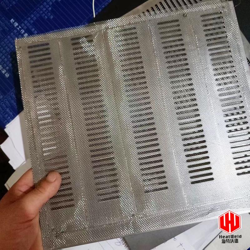手持式滚焊机焊接0.5毫米网片