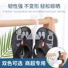 Gancho de plástico negro transparente de algodón para zapatillas, chanclas, soporte para zapatos, expositor de zapatos para supermercados y centros comerciales