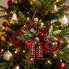Campanas de Navidad Nuevas Transfronterizas Adornos de Campana de Terciopelo Nórdico Decoraciones Navideñas Colgantes para Ventana