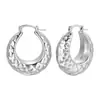 Pendientes Versátiles de Cobre con Baño de Oro de 18K, Patrón de Diamantes Pequeños Fragantes Estilo Francés, Pendientes Elegantes de Nicho Simples de Moda