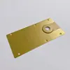 Cubierta de Clip para Puerta de Vidrio de Acero Inoxidable 304, Placa Pequeña de Cubierta de Clip para Puerta, Cubierta de Bisagra para Puerta de Vidrio, Clip Superior, Clip Inferior, Clip Curvo, Placa de Hebilla