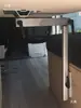 Pernas de Mesa de Liga de Alumínio para RV, Mesa Pequena de Liberação Rápida para Veículo, Acessórios de Modificação para Cama de Carro, Giratório 360°, Elevatório e Dobrável