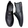 Zapatos Casuales de Negocios para Hombre de Cuero Suave, Estilo Verano Nuevo, Slip-On, Zapatos Slip-On Populares para Hombre para Tiktok Dropshipping