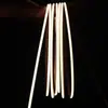 Tira de luz suave COB flexible ultradelgada 4 mm bajo voltaje 12V24V Ra90 5W 480 LEDs COB barra de luz LED