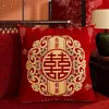 Nuevos cojines decorativos de estilo chino con el carácter de "alegría", rojos y festivos, adecuados para sofás, camas y como cojines de boda