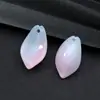 Hoja de Loto de Encaje 22mm Cuentas de Vidrio Gradiente Hecho a Mano Accesorios para Enhebrar Cuentas Sueltas Cuentas para Pulsera Festival del Bote del Dragón Bolsita