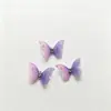 Borboleta Dupla Camada 2cm 100 com Diamante Dupla Camada Estéreo Tule Malha Borboleta diy Arte de Unha Rosto Beleza Decoração.