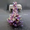 Arreglos florales para fiestas de cumpleaños, flores de mesa tipo cascada, guirnaldas de flores colgantes, exhibiciones decorativas para ventanas, arreglos florales colgantes, flores para decoración de bodas y compromisos