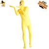 Disfraz de Mono Invisible con Expresión Amarilla Divertida de Halloween para Adultos Disfraz Divertido de Fiesta para Hombres y Mujeres