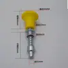 Accesorios para equipo de fitness accesorios de plástico fábrica pasador de tracción autoblocante pasador de tracción amarillo m20 pasador alto ajustable