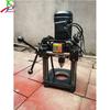Máquina perforadora eléctrica para perforar placas de acero de ingeniería de construcción, perforadora vertical pequeña para tubos metálicos.
