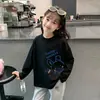 Blusas de Primavera y Otoño para Niñas 2026 Nueva Camiseta de Algodón Puro de Manga Larga de Otoño para Niños Elegante Dibujos Animados Ropa Base para Bebé Ins