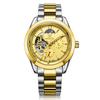 Suiza productos genuinos [Weikai] reloj mecánico de negocios para hombre resistente al agua estrella Tourbillon Mecánico Automático