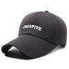 Gorra de béisbol de primavera y verano con visera larga y bordado de letras coreanas para hombre y mujer, para todo tipo de clima, para el sol y para pesca