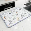 Alfombrilla Drenante de Tierra de Diatomeas Estilo Retro Americano Más Vendida Transfronteriza, Alfombrilla Secadora para Cafetera y Vajilla, Alfombrilla Resistente a Manchas y Aislante Térmico al por Mayor