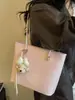 Bolso casual de axila estilo coreano para mujer, nuevo bolso tipo cubo de moda verano 2026, bolso de hombro tote simple de gran capacidad