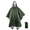 Moda Comércio Exterior Poncho Masculino e Feminino Capa de Chuva Ciclismo ao Ar Livre Caminhada Poncho Leve Impermeável Zíper Personalização