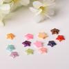 Colorido cinco pétalas flor arco floco de neve estrela de cinco pontas ABS imitação pérola patch DIY capa de telefone beleza material artesanal