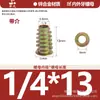Tuercas de Rosca Interna y Externa de Aleación de Zinc, Tuercas Embebidas, Tuercas de Rosca Interna y Externa para Carpintería, Tuercas para Muebles Métricas e Imperiales M4M5M6