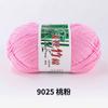 6 hebras de Tencel Algodón de Bambú Carbón de Bambú Algodón Hilo para Bebés Niños Grupo de Lana Algodón Amigable con la Piel Algodón Delgado Crochet Verano