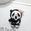 Accesorios de Joyería de Resina de Fantasma Calabaza Brillante para Halloween DIY Funda de Teléfono Móvil Accesorios para el Cabello Llavero Agujero Material para Zapatos