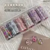 Han Feng Ins Arte de Uñas Estilo Graffiti Pintado a Mano Papel de Transferencia Tim Lei Mariposa Flor Estrella Animal Decoración Simple para Uñas