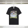 Nuevo Producto de Comercio Exterior: Camiseta de manga corta Casablanca con un cuello redondo único y el logotipo de letra impreso de la Puerta de las Ilusiones