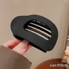O novo prendedor de cabelo redondo plano transfronteiriço bico de pato tem forte aderência e dentes podem ser dobrados e design curvo confortável grampo de cabelo