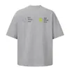 Yidao Vintage 2026 Verano Retro Americano Camiseta de Manga Corta Pesada Unisex Corte Holgado Hombro Caído Versátil Manga Corta