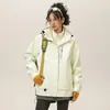 Chaqueta de Montañismo para Exteriores Desmontable Tres en Uno Invierno 2025 Estilo Pareja Multicolor Opcional Chaqueta Nueva