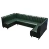 Sofá de cabina de bar transparente silla de comedor para tienda de té con leche juego de sillas de comedor cabina de bar cabina de cafetería restaurante mesa y sillas de comedor