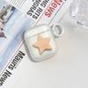 Nuevo Creativo Estilo Coreano Estéreo Amor Estrella Adecuado para AirPods Apple Audífonos Inalámbricos Bluetooth Cubierta Protectora