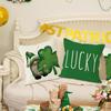 Calle. Funda de Almohada Navideña de Patrick Hogar Vacaciones Sofá Funda de Almohada Decorativa Lino Transfronterizo Impreso Funda de Cojín