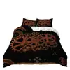 Venta caliente transfronteriza Serie de personalidad mecánica Impresión digital Juego de cama de tres piezas Amazon Comercio Exterior venta al por mayor de textiles para el hogar