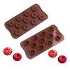 Nuevo Molde de silicona para chocolate con anillo de alambre denso oliva Diamante amor mousse alimento complementario molde para pastel al vapor horneado de pastel