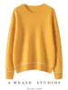 Nuevo Suéter de Punto Jacquard de Cachemira con Cuello Redondo para Mujer, Jersey de Punto Suelto y Versátil, Manga Larga para Usar Debajo, Suave y Amigable con la Piel