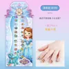 Adesivos de Unha Artística para Bebê Menina Princesa Elsa Congelante Disney Adesivos de Unha Vestíveis para Crianças Venda por Atacado