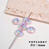 Collar de cuentas con lazo de primavera, pendientes, pulsera, cadena para teléfono móvil, colección de colores.