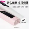 Luz para nail art com suporte multifuncional rotativo e de altura ajustável, luz portátil recarregável para aplicar adesivos de unha e strass