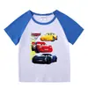 Roupa de Verão Nova Infantil para Menino Roupa de Duas Peças Casual Esportiva Shorts de Ciclismo Camiseta de Manga Curta Shorts