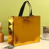 Bolsas Personalizadas de Tela No Tejida con Láser, Bolsas de Tote con Recubrimiento de Aluminio para Tiendas de Ropa, Bolsas de Regalo, Bolsas de Compras Ecológicas, Imprimibles